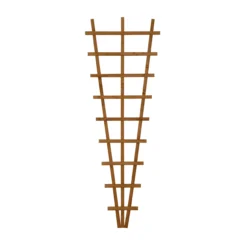 6ft Fan Pine Trellis Panel (W)66cm X (H)183cm