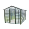 Adman Steel Sheds Multigrow 9.4x17.2 Greenhouse With Adjustable Vent