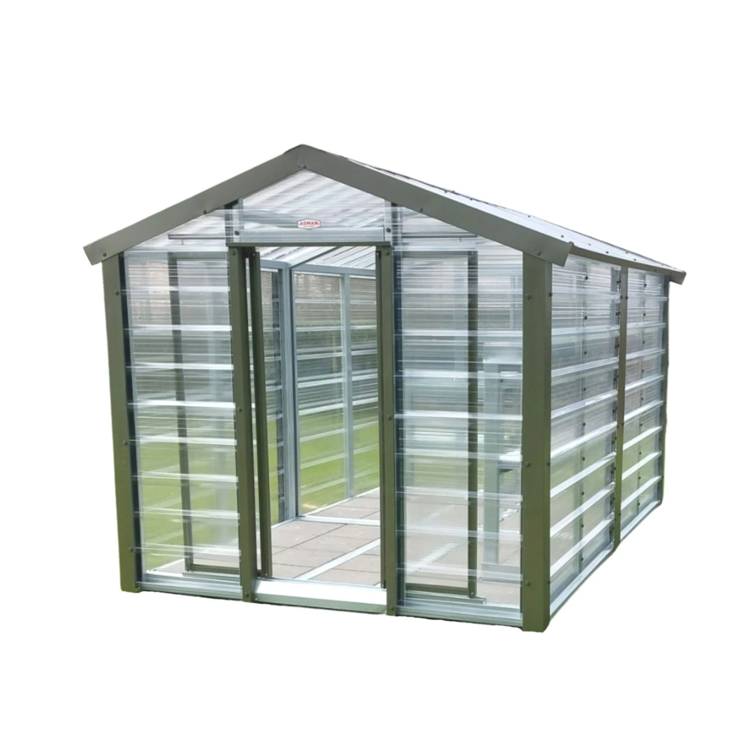 Adman Steel Sheds Multigrow 9.4x17.2 Greenhouse With Adjustable Vent 1 Adman Steel Sheds Multigrow 9.4x17.2 Greenhouse With Adjustable Vent