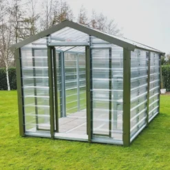 Adman Steel Sheds Multigrow 9.4x17.2 Greenhouse With Adjustable Vent 12 Adman Steel Sheds Multigrow 9.4x17.2 Greenhouse With Adjustable Vent -Hozelock Store adman steel sheds multigrow 9 4x17 2 greenhouse with adjustable vent5391538910417 01i bq