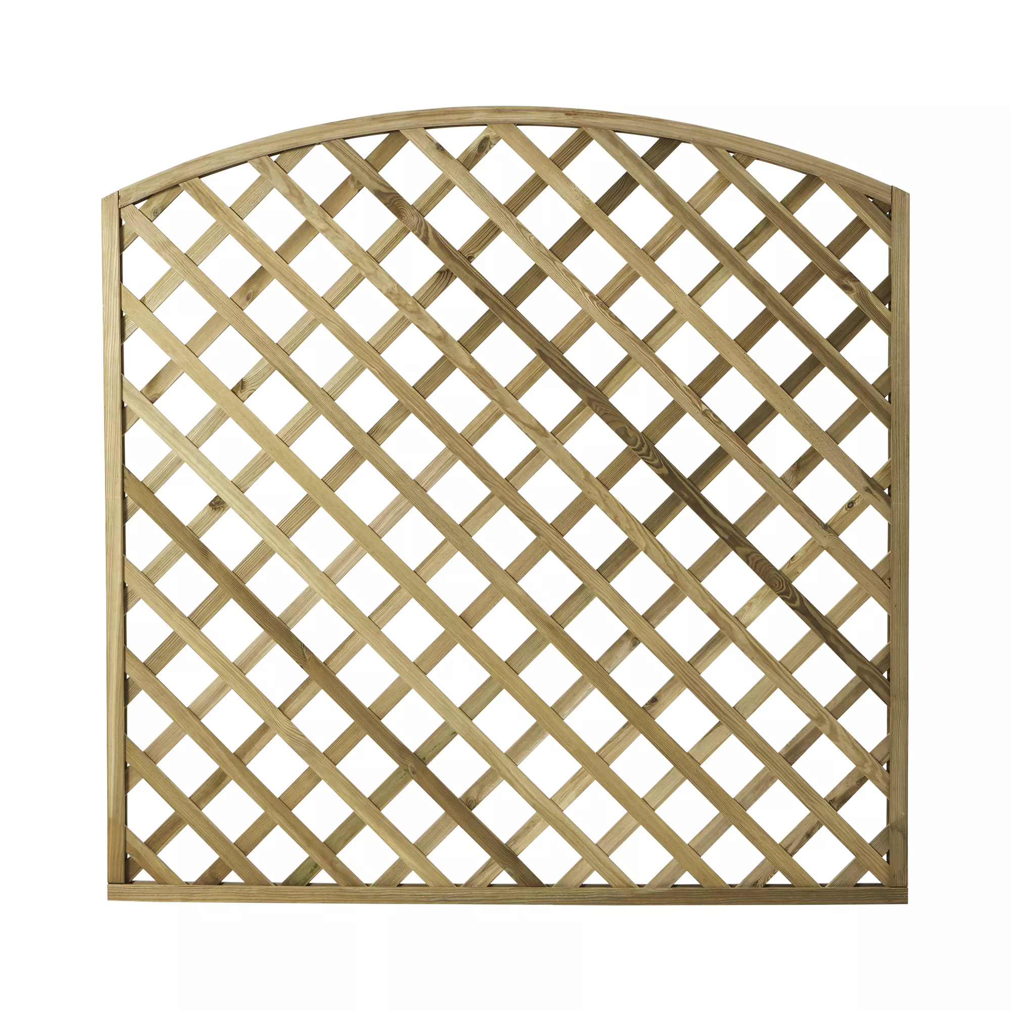 Arched Pine Trellis Panel (W)180cm X (H)180cm 1 Arched Pine Trellis Panel (W)180cm X (H)180cm
