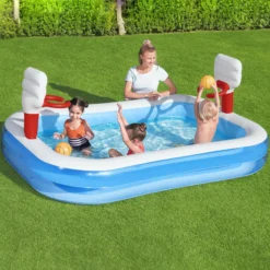 Bestway Bestway® Plain ABS Plastic & PVC Family Fun Pool (W) 1.68m X (L) 2.51m -Hozelock Store bestway bestway plain abs plastic pvc family fun pool w 1 68m x l 2 51m6942138914153 01i