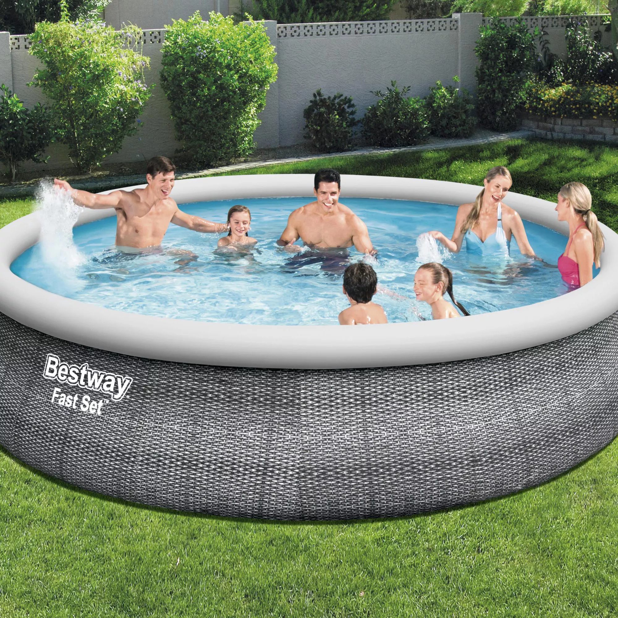 Bestway Fast Set Polyvinyl Chloride (PVC) Pool 2 Bestway Fast Set Polyvinyl Chloride (PVC) Pool - Image 2