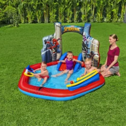 Bestway Multicolour Small Marvel - Spiderman Play Centre -Hozelock Store bestway multicolour small marvel spiderman play centre6941607331750 01i