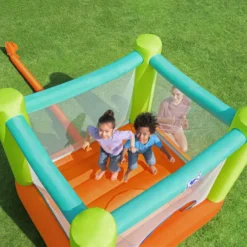 Bestway Multicolour Small Rectangular Bouncy Castle -Hozelock Store bestway multicolour small rectangular bouncy castle6941607304198 04i