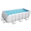 Bestway Power Steel Metal & Plastic Pool (W) 2.01m X (L) 4.12m