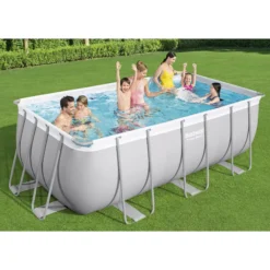 Bestway Power Steel Metal & Plastic Pool (W) 2.01m X (L) 4.12m -Hozelock Store bestway power steel metal plastic pool w 2 01m x l 4 12m6942138986457 01i bq
