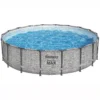Bestway Steel Pro MAX™ Realistic Stone Print Polyvinyl Chloride (PVC) & Steel Pool (W) 5.49m X (L) 5.49m