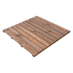 Blooma Benoue Brown Pine Deck Tile (L)1m (W)1000mm (T)40mm
