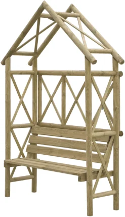 Blooma Cottage Arbour, (H)2200mm (W)560mm (D)560mm - Assembly Service Included -Hozelock Store blooma cottage arbour h 2200mm w 560mm d 560mm assembly service included5397007111606 01c bq