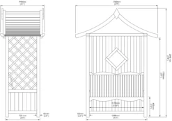 Blooma Elegant Arbour, (H)2340mm (W)1760mm (D)940mm - Assembly Service Included -Hozelock Store blooma elegant arbour h 2340mm w 1760mm d 940mm assembly service included5397007111620 01t bq scaled