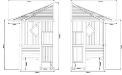 Blooma Elegant Corner Arbour, (H)2500mm (W)1730mm (D)1730mm - Assembly Service Included -Hozelock Store blooma elegant corner arbour h 2500mm w 1730mm d 1730mm assembly service included5397007111743 01t bq