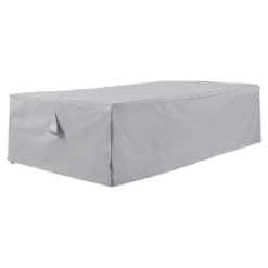 Blooma Large Grey Rectangular Table Cover 240cm(L) 60cm(H) 120cm(W)