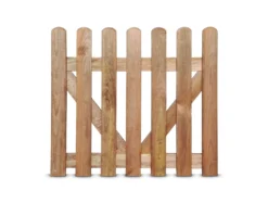 Blooma Luiro Wood Round Top Gate, (H)1m (W)1m