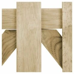 Blooma Mekong Wood Round Top Gate, (H)1m (W)1m -Hozelock Store blooma mekong wood round top gate h 1m w 1m3663602942665 04bq