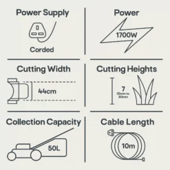 Bosch AdvancedRotak 750 Corded Rotary Lawnmower 13 Bosch AdvancedRotak 750 Corded Rotary Lawnmower -Hozelock Store bosch advancedrotak 750 corded rotary lawnmower4059952526706 01t EN bq