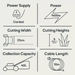 Bosch Rotak 370 ER Corded Rotary Lawnmower -Hozelock Store bosch rotak 370 er corded rotary lawnmower3165140727709 01t EN bq