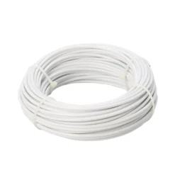 Diall White PVC & Steel Cable, (L)15m (Dia)1.7mm