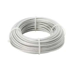 Diall White PVC & Steel Cable, (L)20m (Dia)2.5mm
