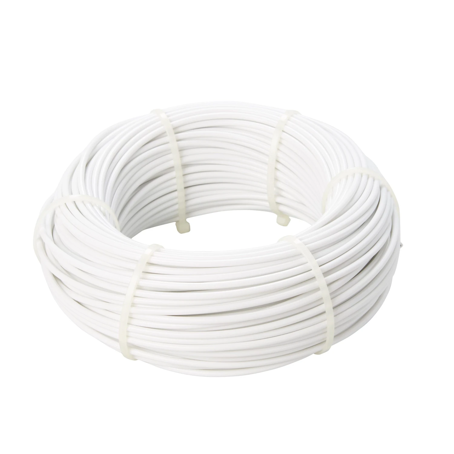 Diall White PVC & Steel Cable, (L)60m (Dia)1.2mm 1 Diall White PVC & Steel Cable, (L)60m (Dia)1.2mm