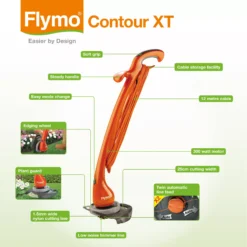 Flymo Contour XT 300W Corded Grass Trimmer -Hozelock Store flymo contour xt 300w corded grass trimmer7391736970686 03t bq