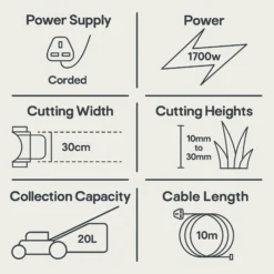 Flymo Easiglide 300V Corded Hover Lawnmower -Hozelock Store flymo easiglide 300v corded hover lawnmower7392930542518 01t EN bq