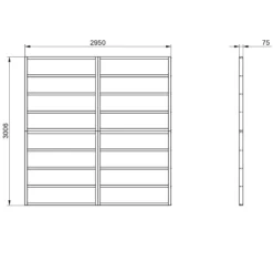 Forest 10x10 Timber Shed Base (L) 301cm X (W) 295cm 5 Forest 10x10 Timber Shed Base (L) 301cm X (W) 295cm -Hozelock Store forest 10x10 timber shed base l 301cm x w 295cm5013053182192 01t bq