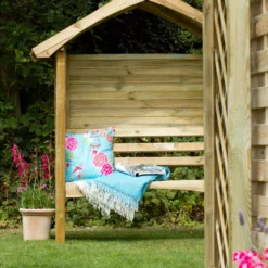 Forest Cadiz Arbour, (H)1970mm (W)1690mm (D)730mm - Assembly Required -Hozelock Store forest cadiz arbour h 1970mm w 1690mm d 730mm assembly required5013053132746 02i bq