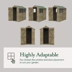 Forest Garden 10x10 Apex Pressure Treated Overlap Wooden Shed With Floor - Assembly Service Included -Hozelock Store forest garden 10x10 apex pressure treated overlap wooden shed with floor assembly service included5013053192801 04t