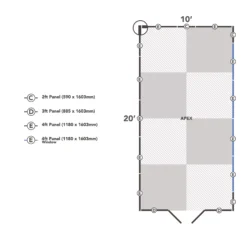 Forest Garden 10x20 Apex Dip Treated Shiplap Wooden Shed With Floor - Assembly Service Included -Hozelock Store forest garden 10x20 apex dip treated shiplap wooden shed with floor assembly service included5013053192962 02t
