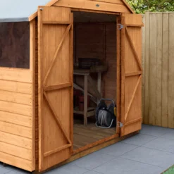 Forest Garden 10x20 Apex Dip Treated Shiplap Wooden Shed With Floor - Assembly Service Included -Hozelock Store forest garden 10x20 apex dip treated shiplap wooden shed with floor assembly service included5013053192962 11i