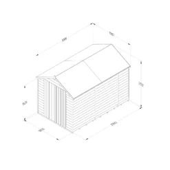 Forest Garden 10x6 Ft Apex Overlap Wooden Shed With Floor 18 Forest Garden 10x6 Ft Apex Overlap Wooden Shed With Floor -Hozelock Store forest garden 10x6 ft apex overlap wooden shed with floor5013053192856 01t