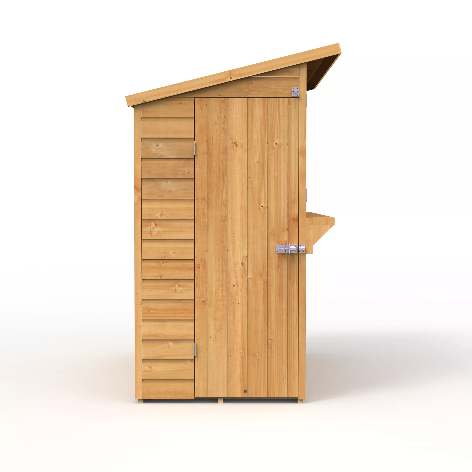 Forest Garden 6x3 Pent Dip Treated Shiplap Wooden Shed With Floor - Assembly Service Included 5 Forest Garden 6x3 Pent Dip Treated Shiplap Wooden Shed With Floor - Assembly Service Included - Image 5