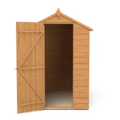 Forest Garden 6X4 Apex Dip Treated Shiplap Shed With Floor - Assembly Service Included -Hozelock Store forest garden 6x4 apex dip treated shiplap shed with floor assembly service included5013053182734 05c bq