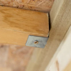 Forest Garden 6x4 Pent Pressure Treated Overlap Wooden Shed With Floor (Base Included) -Hozelock Store forest garden 6x4 pent pressure treated overlap wooden shed with floor base included 5013053192900 04i