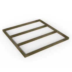 Forest Garden 6x6 Timber Shed Base (L) 177cm X (W) 182.6cm - Assembly Service Included