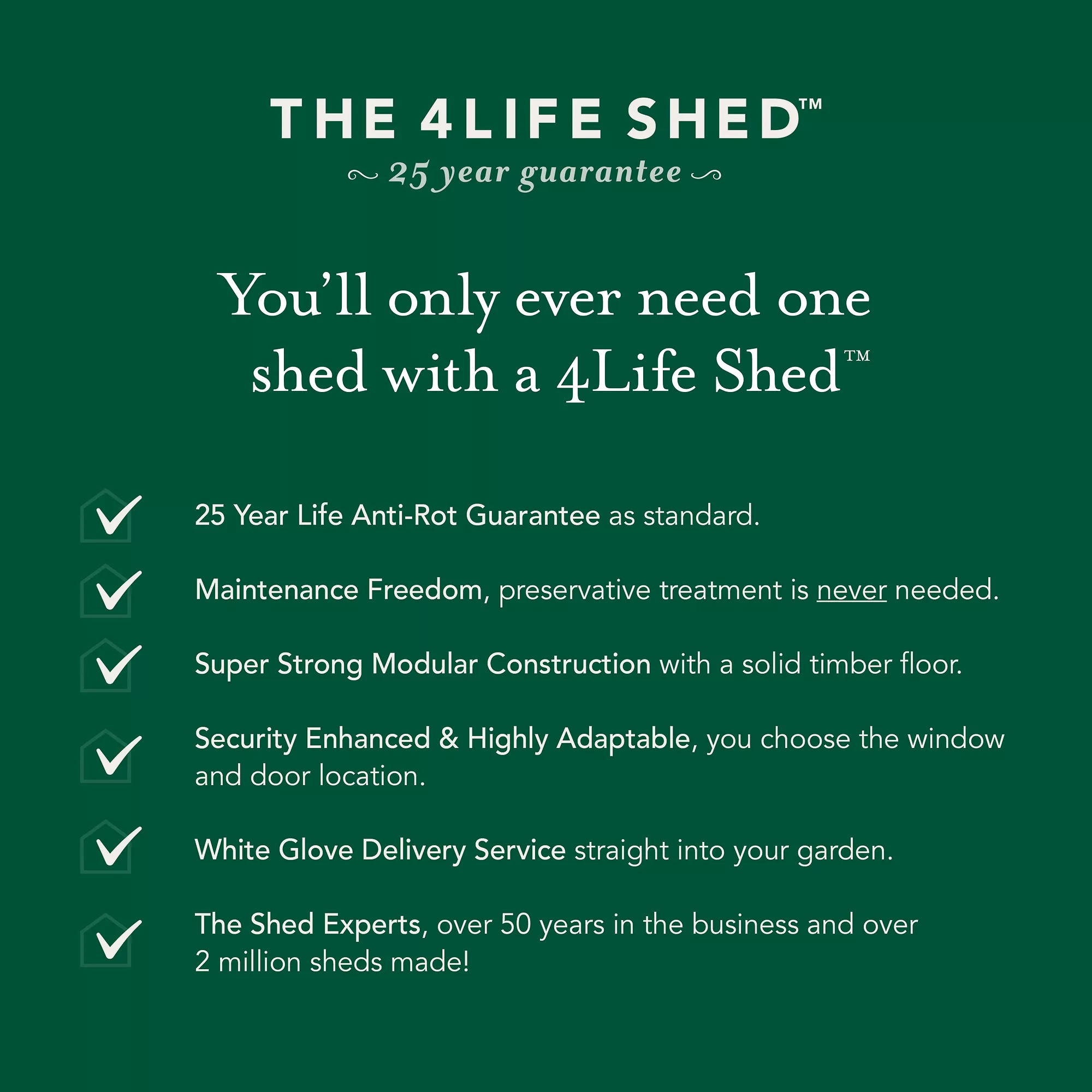 Forest Garden 7x5 Apex Pressure Treated Overlap Wooden Shed With Floor 5 Forest Garden 7x5 Apex Pressure Treated Overlap Wooden Shed With Floor - Image 5