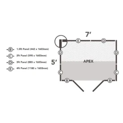 Forest Garden 7x5 Apex Pressure Treated Overlap Wooden Shed With Floor 19 Forest Garden 7x5 Apex Pressure Treated Overlap Wooden Shed With Floor -Hozelock Store forest garden 7x5 apex pressure treated overlap wooden shed with floor5013053192863 02t