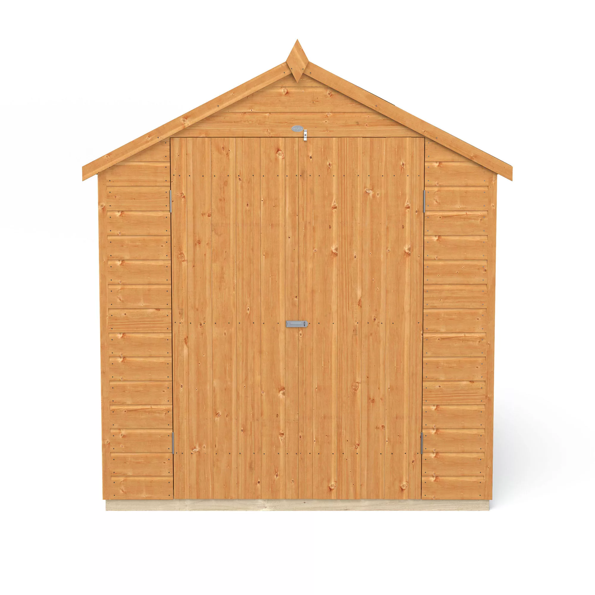 Forest Garden 8x6 Ft Apex Shiplap Wooden 2 Door 2 Windows Shed With Floor (Base Included) - Assembly Service Included 5 Forest Garden 8x6 Ft Apex Shiplap Wooden 2 Door 2 Windows Shed With Floor (Base Included) - Assembly Service Included - Image 5