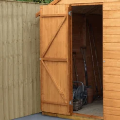 Forest Garden 8x6 Ft Pent Shiplap Wooden 2 Windows Shed With Floor - Assembly Service Included -Hozelock Store forest garden 8x6 ft pent shiplap wooden 2 windows shed with floor assembly service included5013053182765 02i bq
