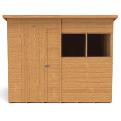 Forest Garden 8x6 Ft Pent Shiplap Wooden 2 Windows Shed With Floor - Assembly Service Included -Hozelock Store forest garden 8x6 ft pent shiplap wooden 2 windows shed with floor assembly service included5013053182765 04c bq