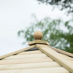 Forest Garden Furnished Hexagonal Gazebo, (W)3.78m (D)3.27m -Hozelock Store forest garden furnished hexagonal gazebo w 3 78m d 3 27m5013053172469 09i