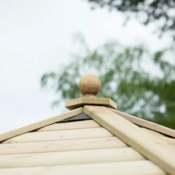 Forest Garden Hexagonal Gazebo With Timber Roof, (W)4.9m (D)4.24m -Hozelock Store forest garden hexagonal gazebo with timber roof w 4 9m d 4 24m5013053163443 05i