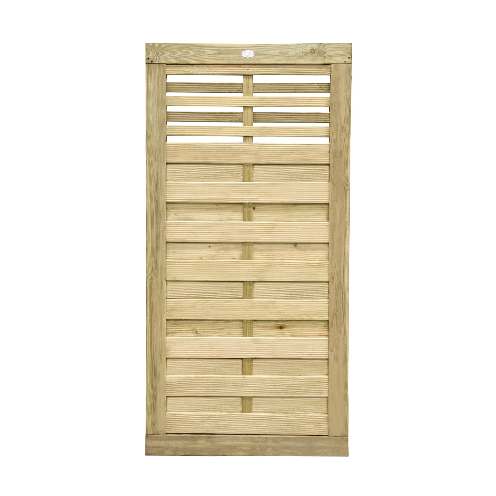 Forest Garden Kyoto Wood Slatted Gate, (H)1.8m (W)0.9m 2 Forest Garden Kyoto Wood Slatted Gate, (H)1.8m (W)0.9m - Image 2
