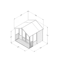 Forest Garden Oakley 7x7 Apex Overlap Solid Wood Summer House With Double Door (Base Included) - Assembly Service Included 7 Forest Garden Oakley 7x7 Apex Overlap Solid Wood Summer House With Double Door (Base Included) - Assembly Service Included -Hozelock Store forest garden oakley 7x7 apex overlap solid wood summer house with double door base included assembly service included5013053188705 01t bq