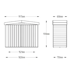 Forest Garden Overlap Wooden 6x3 Apex Garden Storage -Hozelock Store forest garden overlap wooden 6x3 apex garden storage5013053162859 01t bq