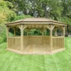 Forest Garden Premium Octagonal Gazebo, (W)5.27m (D)3.78m