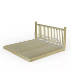 Forest Garden Softwood Decking Kit, X1 Balustrade (L) 1.31m X (W) 2.46m