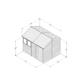 Forest Garden Timberdale 10x8 Ft Reverse Apex Tongue & Groove Wooden Shed With Floor (Base Included) 5 Forest Garden Timberdale 10x8 Ft Reverse Apex Tongue & Groove Wooden Shed With Floor (Base Included) -Hozelock Store forest garden timberdale 10x8 ft reverse apex tongue groove wooden shed with floor base included 5013053189078 01t bq