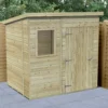 Forest Garden Timberdale 7x5 Ft Pent Tongue & Groove Wooden Shed With Floor